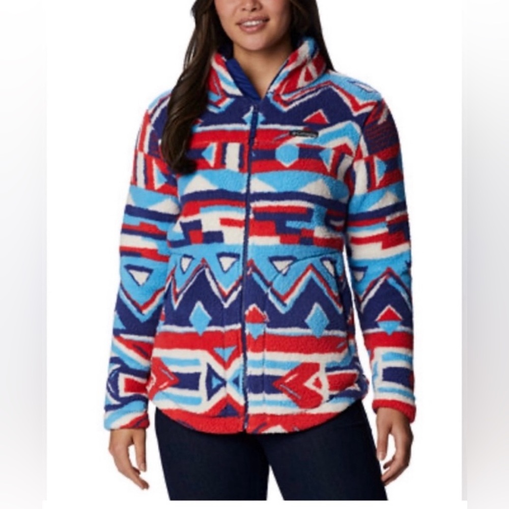 New Columbia West Bend Full Zip Fleece Jacket Sz M